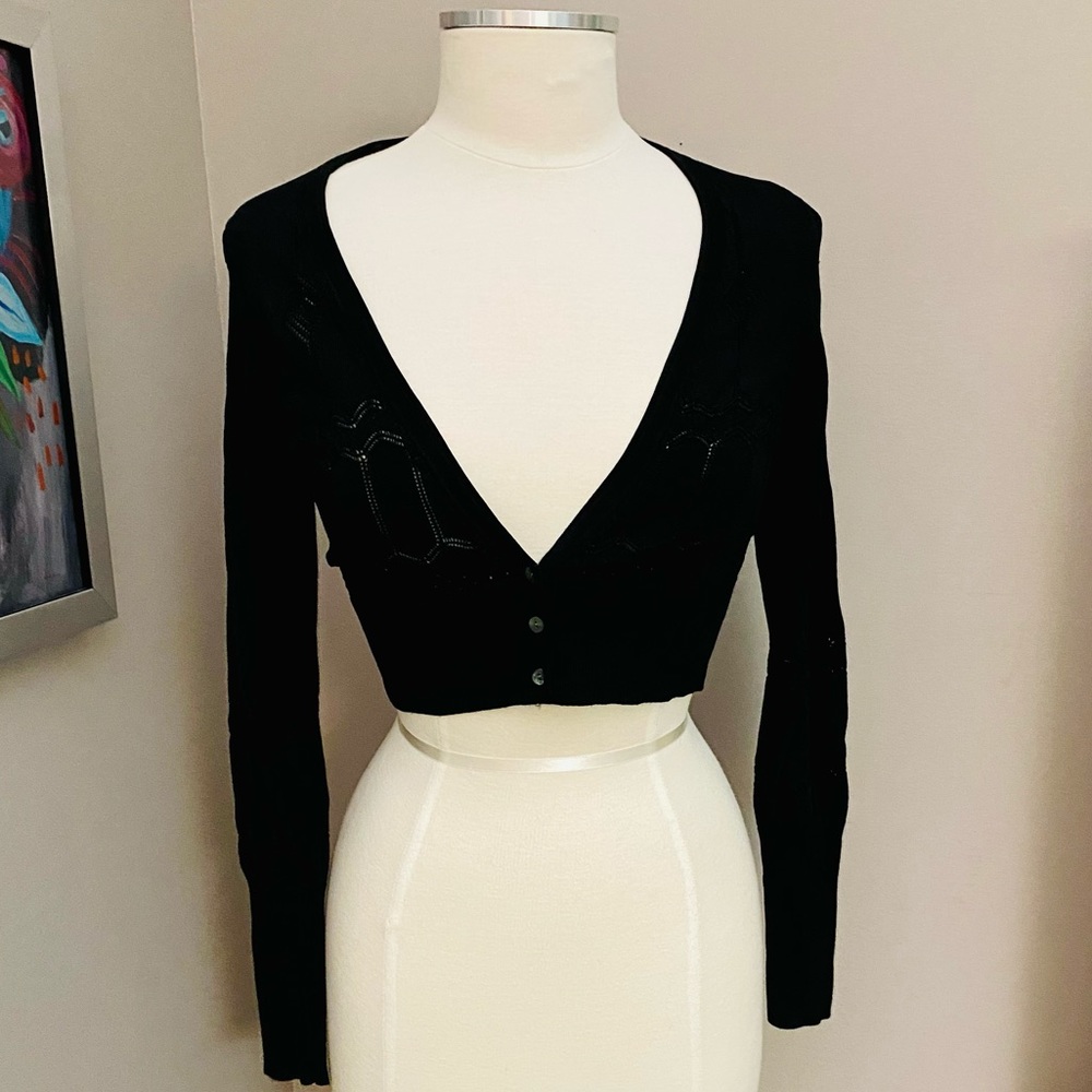 ESPRIT Bolero Sweater Size S Crop